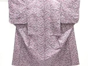 大正ロマン　蔦の葉模様着物